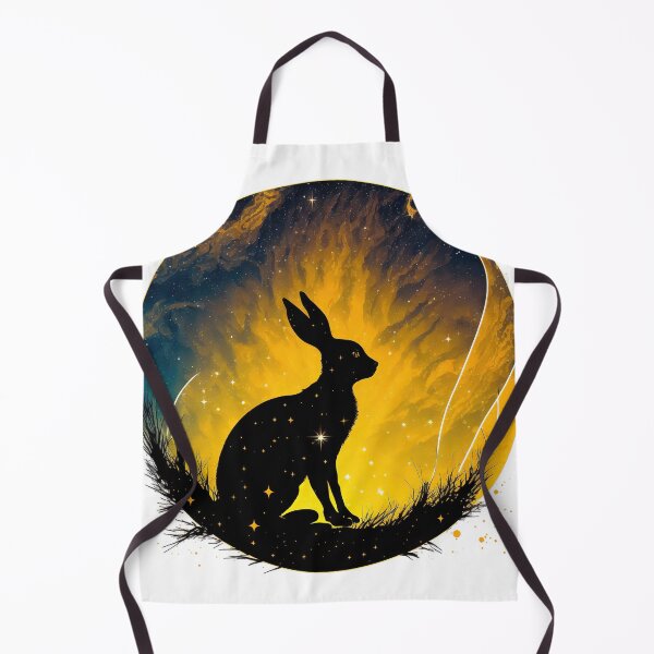 Item preview, Year of the rabbit chinese zodiac sign yellow sky designed and sold by art8085.
