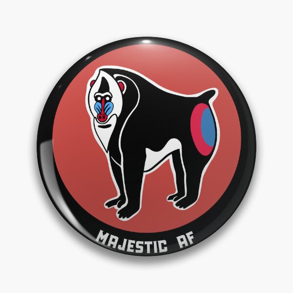 Item preview, Mandrill monkey. Funny majestic dude. Stylized design designed and sold by martodesign.