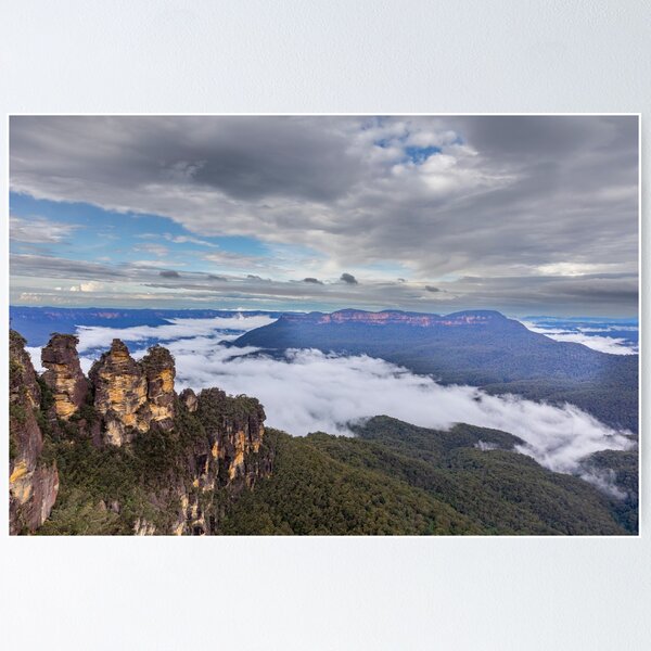 Item preview, Three Sisters and Jamison Valley Blue Mountains  designed and sold by Martin Berry Photography.