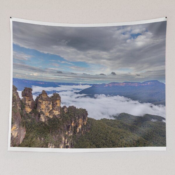 Item preview, Three Sisters and Jamison Valley Blue Mountains  designed and sold by Martin Berry Photography.