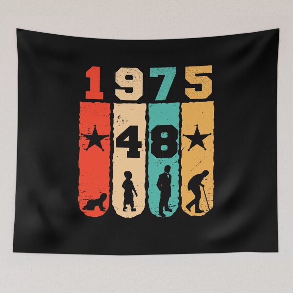 Item preview,  Vintage 1975, 48th Birthday Gift designed and sold by ahmedbakkali.