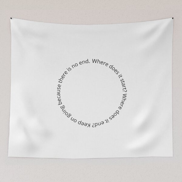 Item preview, circle visual poetry  designed and sold by stupidpotato1.