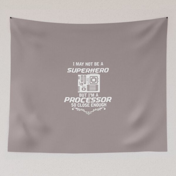 Item preview, Not Superhero But Processor designed and sold by AlwaysAwesome.