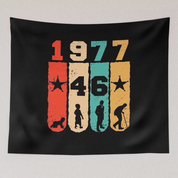 Item preview, Vintage 1977, 46th Birthday Gift designed and sold by ahmedbakkali.