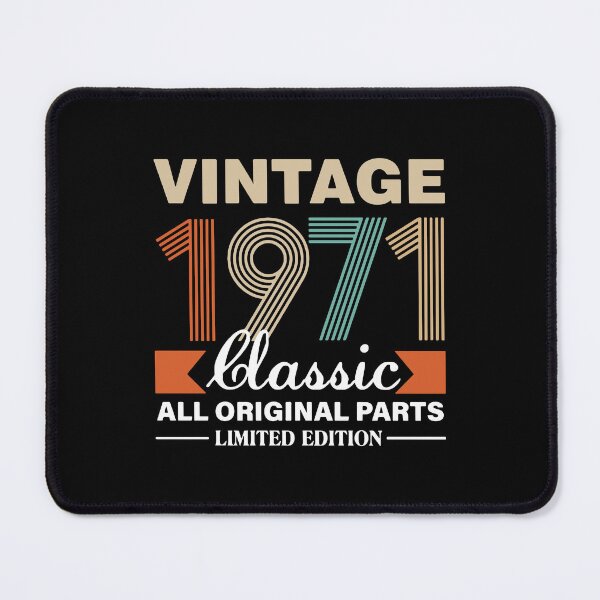Item preview, vintage 1971 funny 52 years old men and women 52th, 52 Years Old Vintage 1971 Limited Edition, vintage classic all original parts 1971 limited edition designed and sold by RedArtsDesign.
