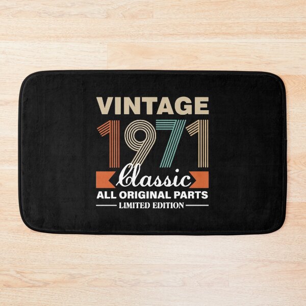 Item preview, vintage 1971 funny 52 years old men and women 52th, 52 Years Old Vintage 1971 Limited Edition, vintage classic all original parts 1971 limited edition designed and sold by RedArtsDesign.