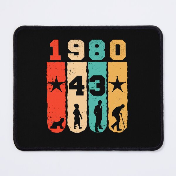 Item preview, Vintag 1980, 43th Birthday Gift designed and sold by ahmedbakkali.