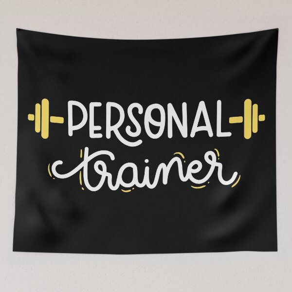 Item preview, Personal Trainer Calligraphy Logo For Gym - Personal TRainer designed and sold by motivationaltee.