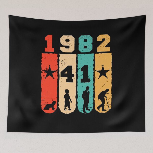 Item preview, Vintage 1982, 41th Birthday Gift designed and sold by ahmedbakkali.