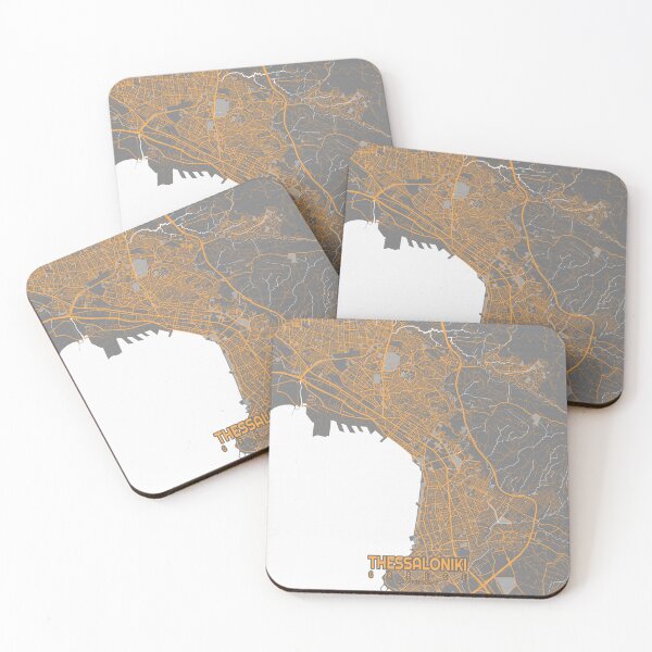 Item preview, Thessaloniki City Map of Greece - Bauhaus designed and sold by deMAP.