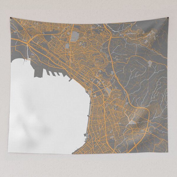 Item preview, Thessaloniki City Map of Greece - Bauhaus designed and sold by deMAP.