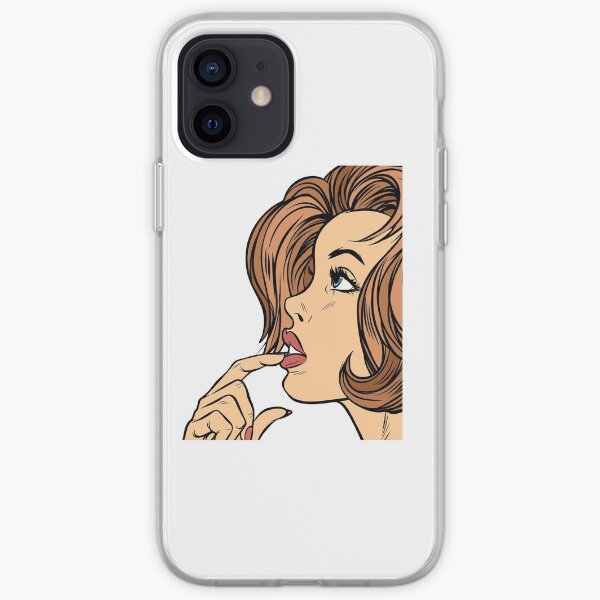 Schönheitsgesichtsdenken iPhone Flexible Hülle