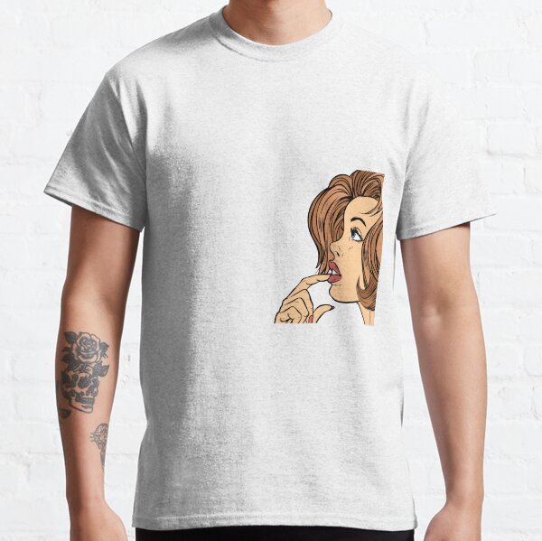 Schönheitsgesichtsdenken Classic T-Shirt