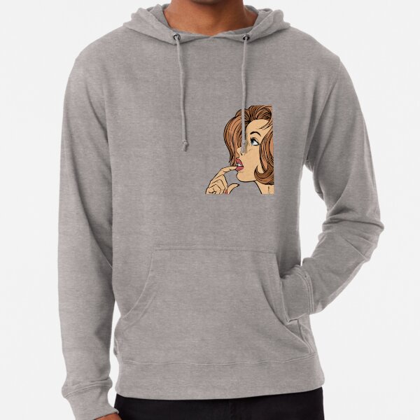 Schönheitsgesichtsdenken Leichter Hoodie