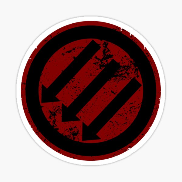 Artikel-Vorschau von Iron Front Antifa Distressed Logo, designt und verkauft von LeftistLessons.