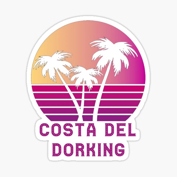 Item preview, Costa Del Dorking Funny Surrey Design designed and sold by RADGEGEAR2K92.