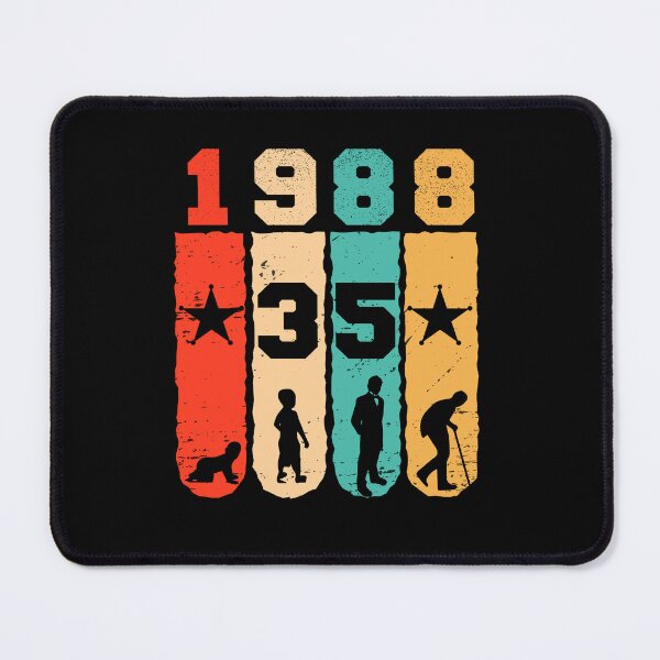 Item preview, Vintage 1988, 35th Birthday Gift designed and sold by ahmedbakkali.