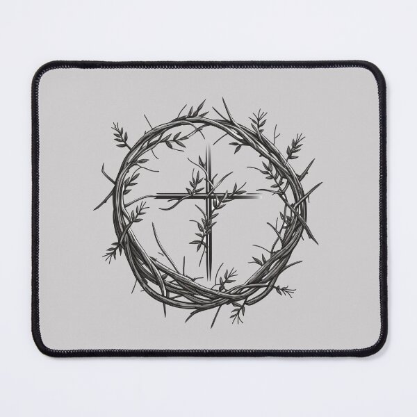 Item preview, Crown of Thorns and Crucifix (Jesus) designed and sold by The-Fox-Hole.