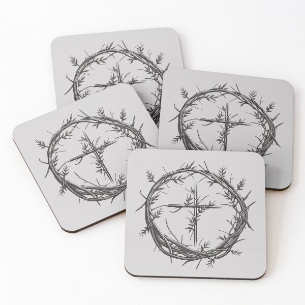 Item preview, Crown of Thorns and Crucifix (Jesus) designed and sold by The-Fox-Hole.