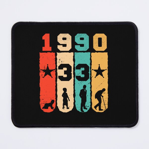 Item preview, Vintage 1990, 33th Birthday Gift designed and sold by ahmedbakkali.