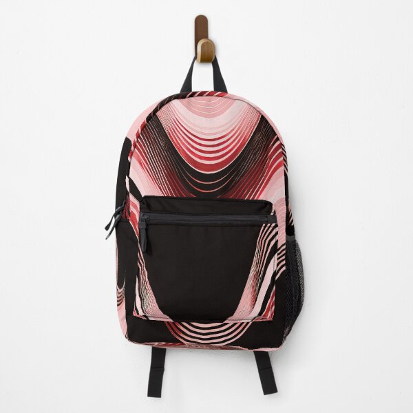 Item preview, Groovy Sine Waves in Ruby designed and sold by Patternifico.
