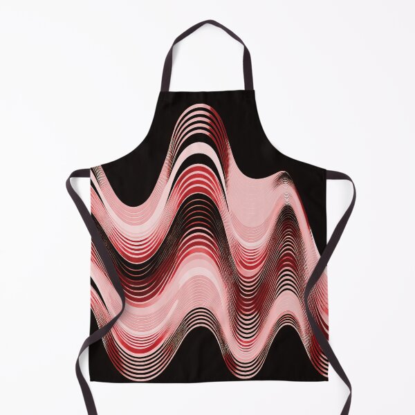 Item preview, Groovy Sine Waves in Ruby designed and sold by Patternifico.