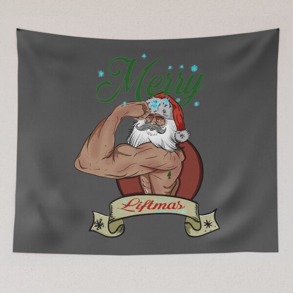 Item preview, Merry liftmas santa designed and sold by Artbychristian.