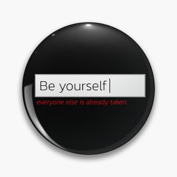 Item preview, Oscar Wilde's famous quote phrase that looks like a web form. designed and sold by Rare By Hero.