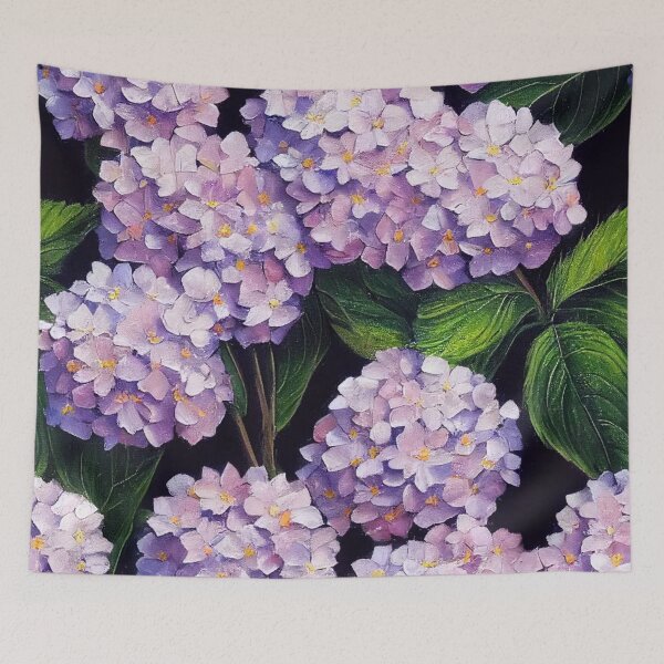 Item preview, Springtime hydrangeas designed and sold by peggieprints.