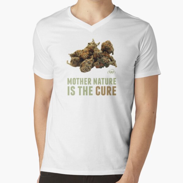 Mother Nature is the Cure V-Neck T-Shirt
