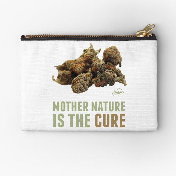 Mother Nature is the Cure Zipper Pouch