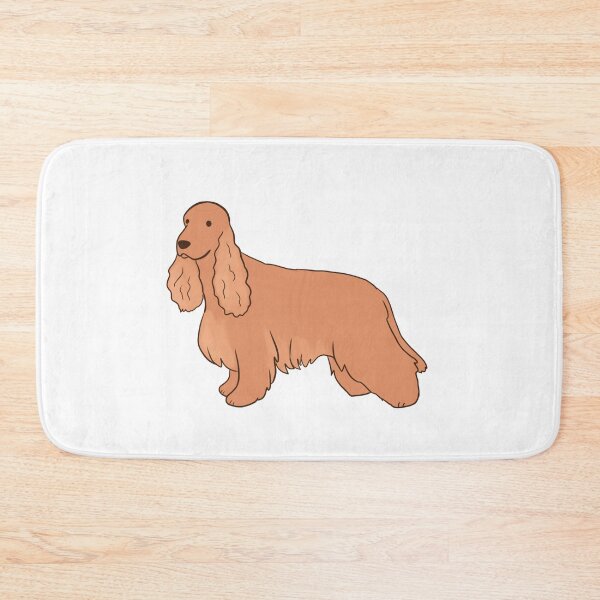 Item preview, Cute Red english cocker spaniel illustration  designed and sold by Yarafantasyart.