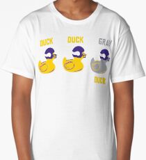 VIKINGS - DUCK DUCK GRAY DUCK Long T-Shirt