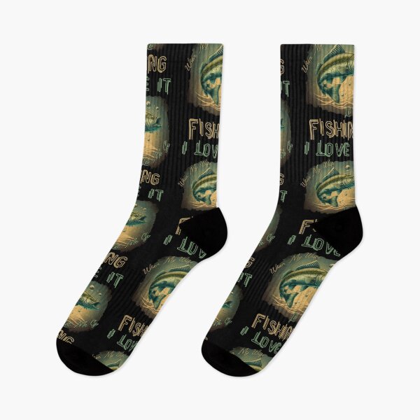 Item preview, I Love It When My Wife Let Me Go Fishing - Perfect Funny Gift for fish enthusiasts designed and sold by Cr4ftyCreations.