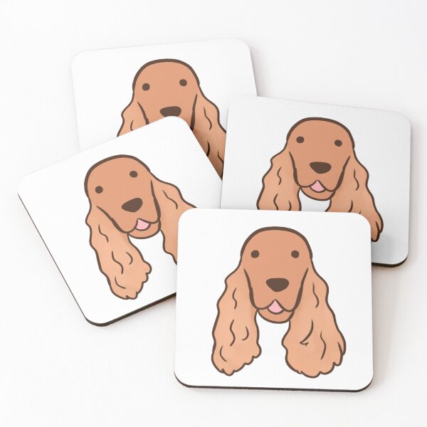 Item preview, Red english cocker spaniel illustration  designed and sold by Yarafantasyart.