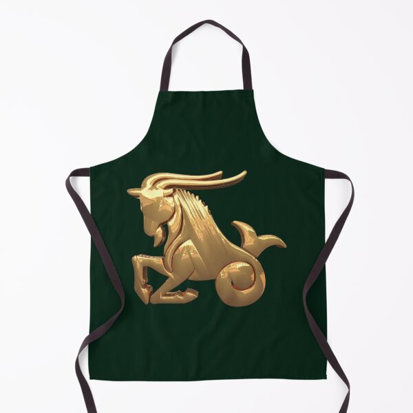 Item preview, Golden zodiac signs- goatfish capeicorn designed and sold by Juliet  Thomas.
