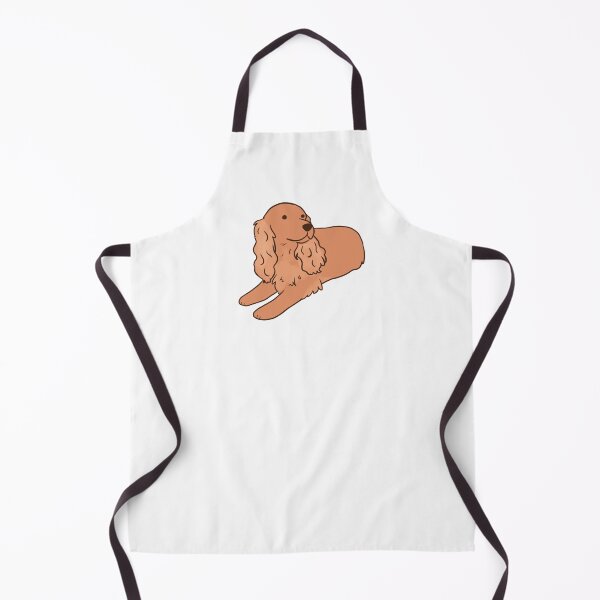 Item preview, Red english cocker spaniel illustration designed and sold by Yarafantasyart.