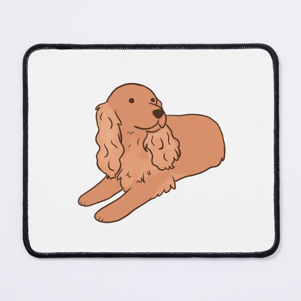 Item preview, Red english cocker spaniel illustration  designed and sold by Yarafantasyart.