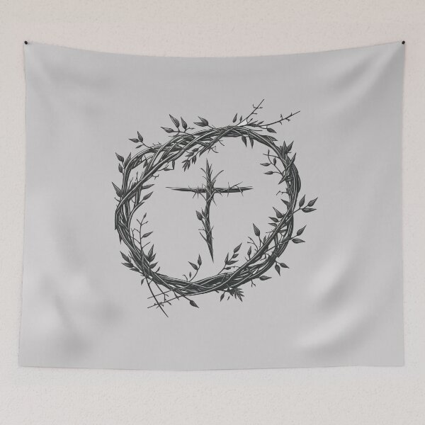 Item preview, Crown of Thorns and Crucifix (Jesus) designed and sold by The-Fox-Hole.