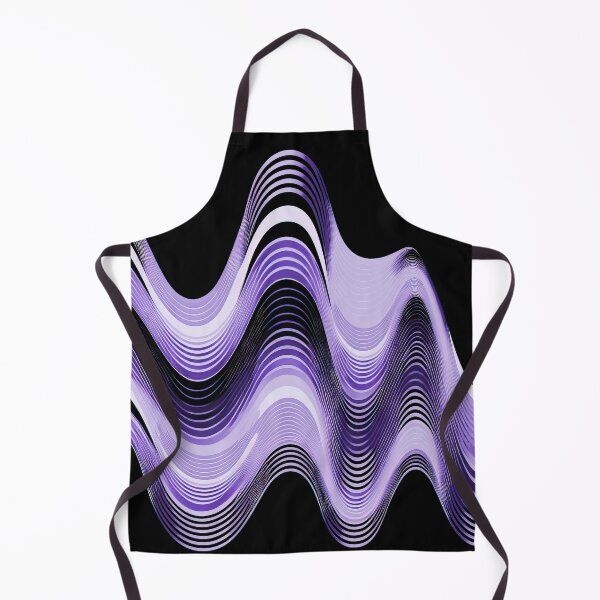 Item preview, Groovy Sine Waves in Violet designed and sold by Patternifico.