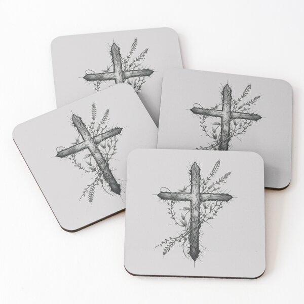 Item preview, Crucifix of Thorns (Jesus) designed and sold by The-Fox-Hole.