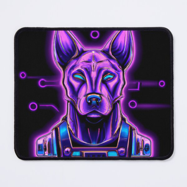 Item preview, Cyberpunk dog designed and sold by EsoKafi Design.