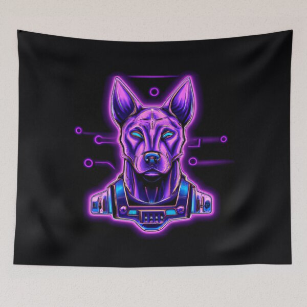 Item preview, Cyberpunk dog  designed and sold by EsoKafi Design.