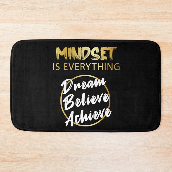 Item preview, Mindset is everything dream believe achieve designed and sold by pqrstshirts.