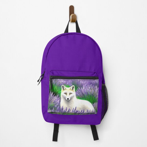 Item preview, White Fox in Lavender designed and sold by Kestrelle.