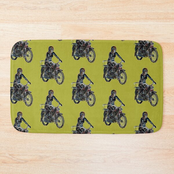 Item preview, Girl on A Motorbike - Glowing Edges designed and sold by Katjushka.