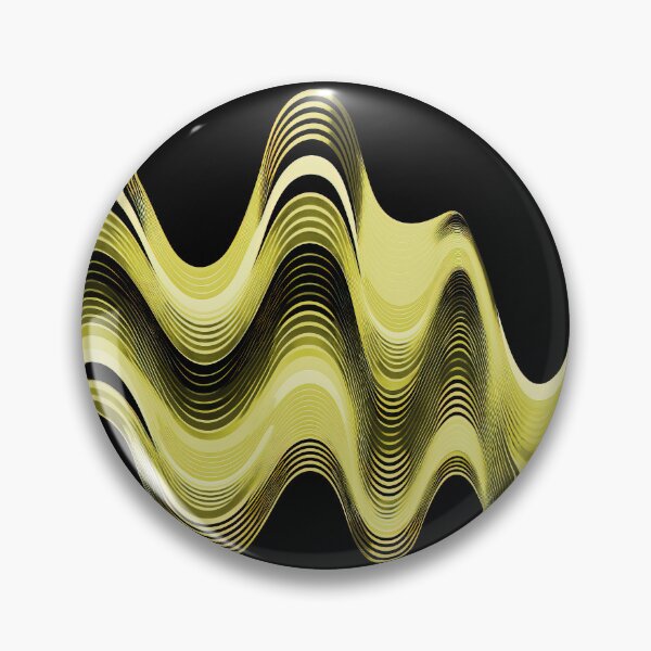 Item preview, Groovy Sine Waves in Canary designed and sold by Patternifico.