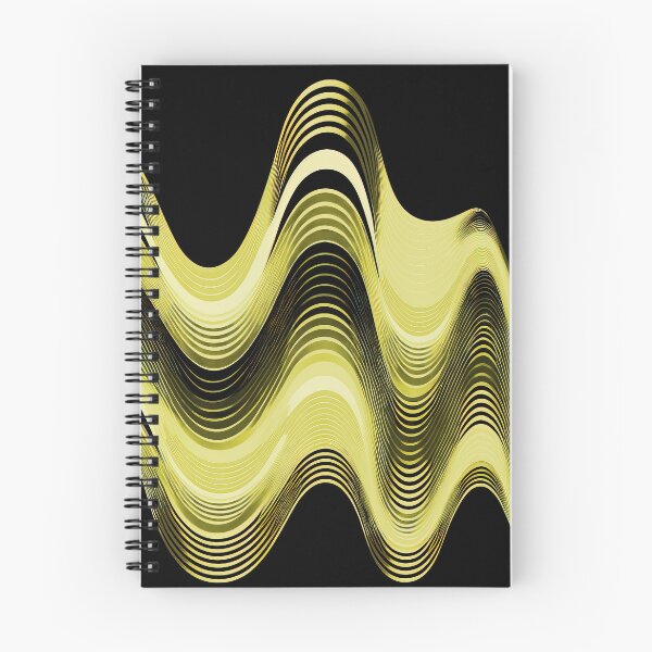 Item preview, Groovy Sine Waves in Canary designed and sold by Patternifico.
