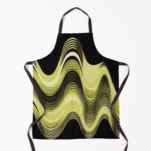Item preview, Groovy Sine Waves in Canary designed and sold by Patternifico.