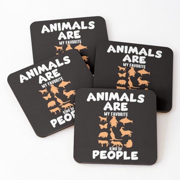 Item preview, Animals Are My Favorite Kind Of People - Graphic Animals Image and Text designed and sold by leo121687.
